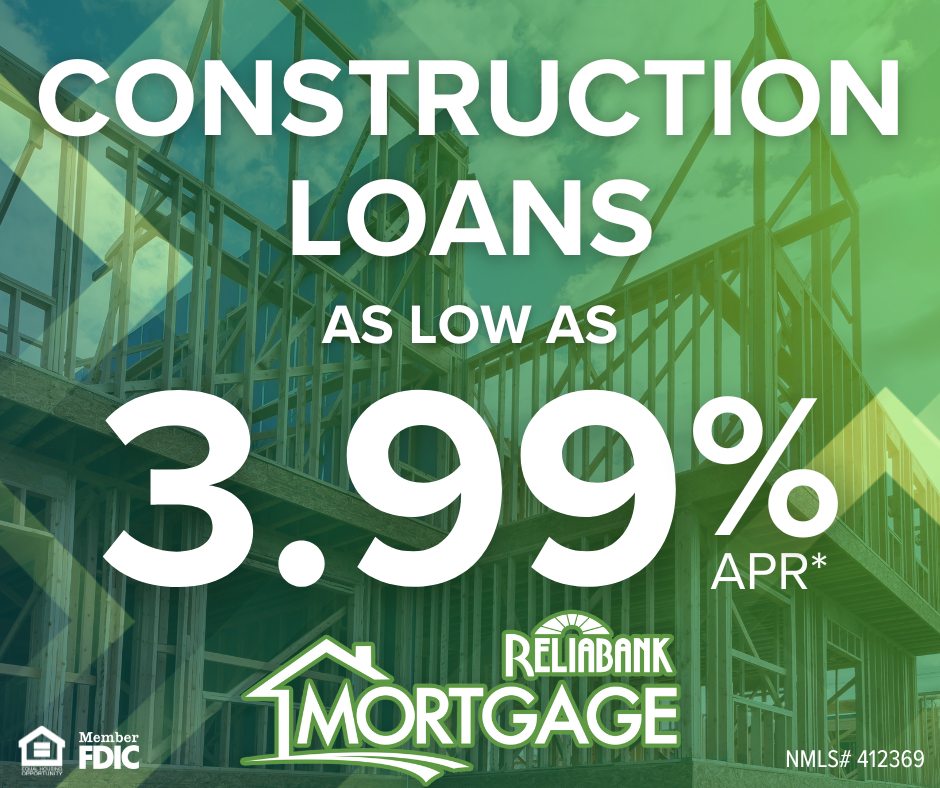 You Won’t Want To Miss This Construction Loan Offer